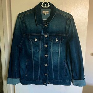 Hardly worn large jean jacket